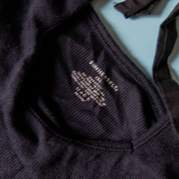 Summersalt Washed Black Ribbed - Picture 5 of 8